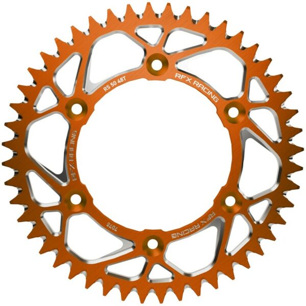 RFX Pro Series Elite Aluminium Rear Sprocket - 415 Oranžová