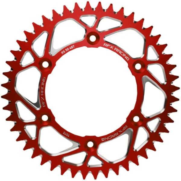 RFX Pro Series Elite Aluminium Rear Sprocket - 415 červená