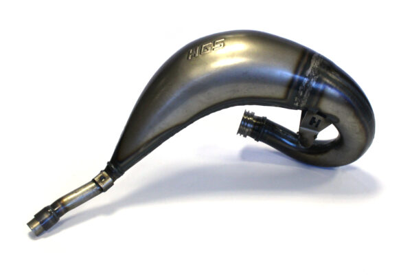 HGS COMPLETE EXHAUST SYSTEM YZ125/XX125 GREY/STEEL - Image 2