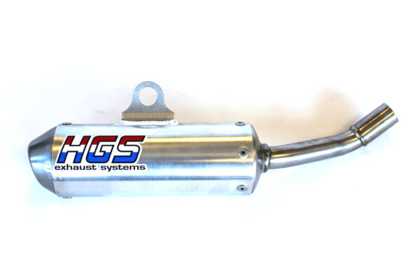 HGS COMPLETE EXHAUST SYSTEM YZ65 GREY/STEEL - Image 3