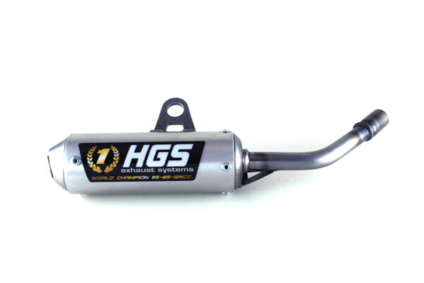 HGS Complete exhaust system 50cc Grey/Steel - Image 3