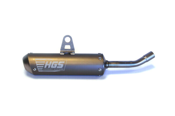 HGS complete exhaust system 85cc Grey/Steel - Image 2